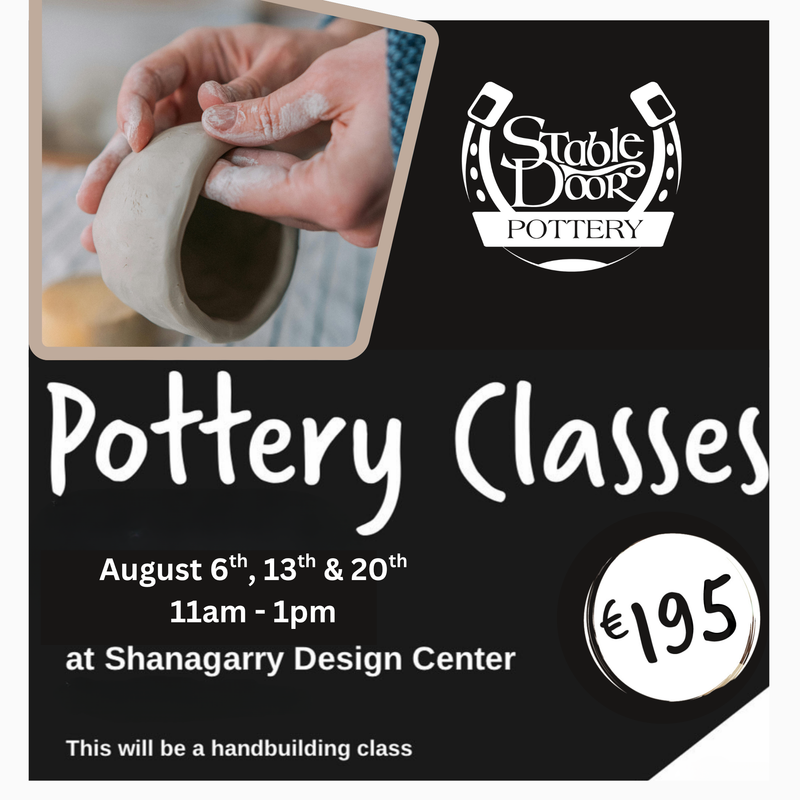 Adult Pottery Class: 3-Class Workshop