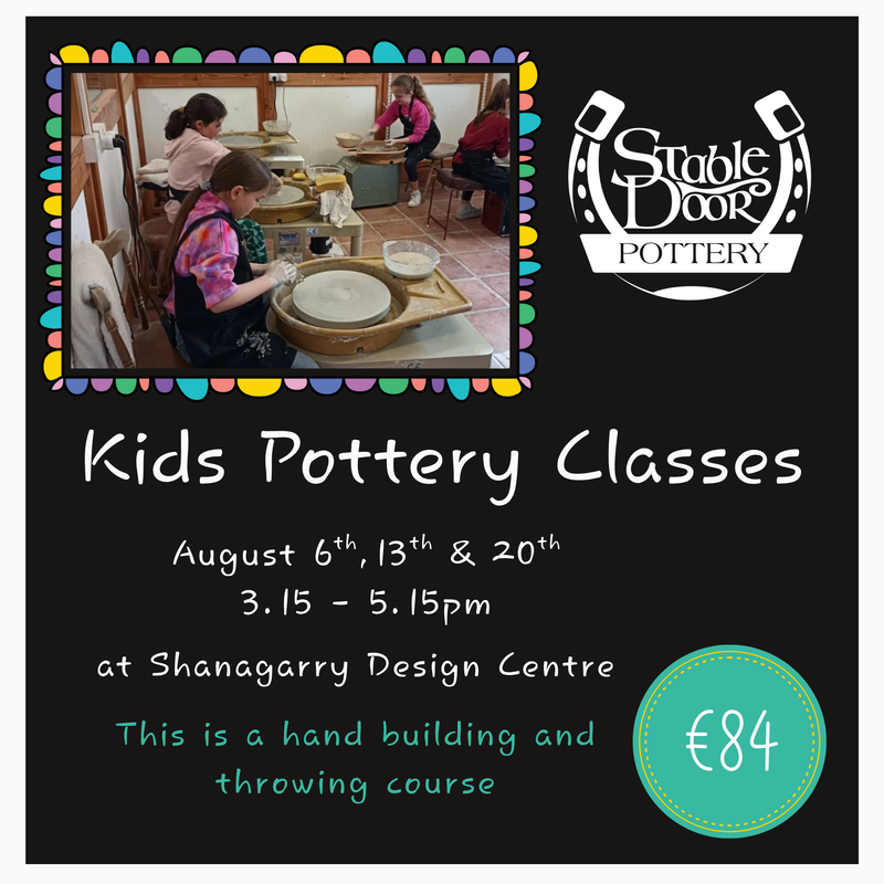 Kids Pottery Class: 3-Class Workshop