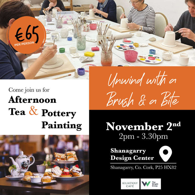 Afternoon tea & Pottery Painting